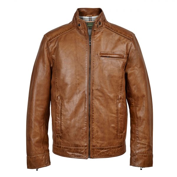 Gents-Leather-Jacekt-Tan-Rik Gents-Leather-Jacekt-Tan-Rik
