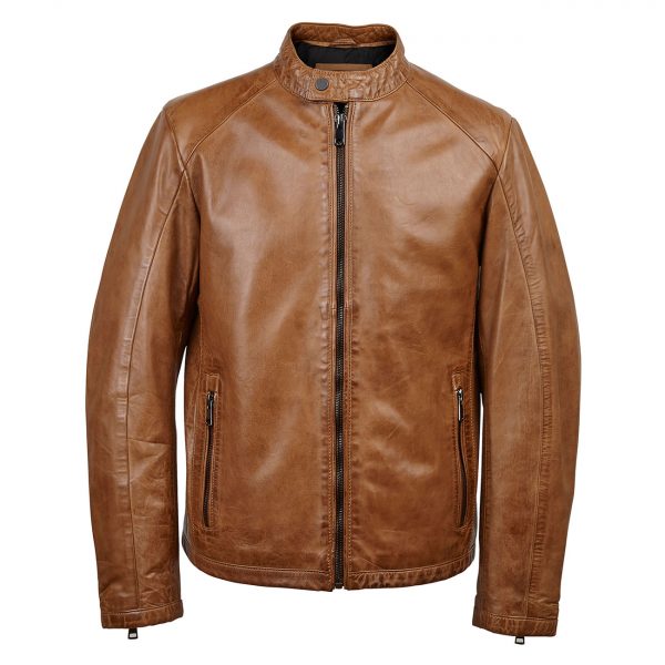 Gents-Leather-jacket-Tan-Luke Gents-Leather-jacket-Tan-Luke