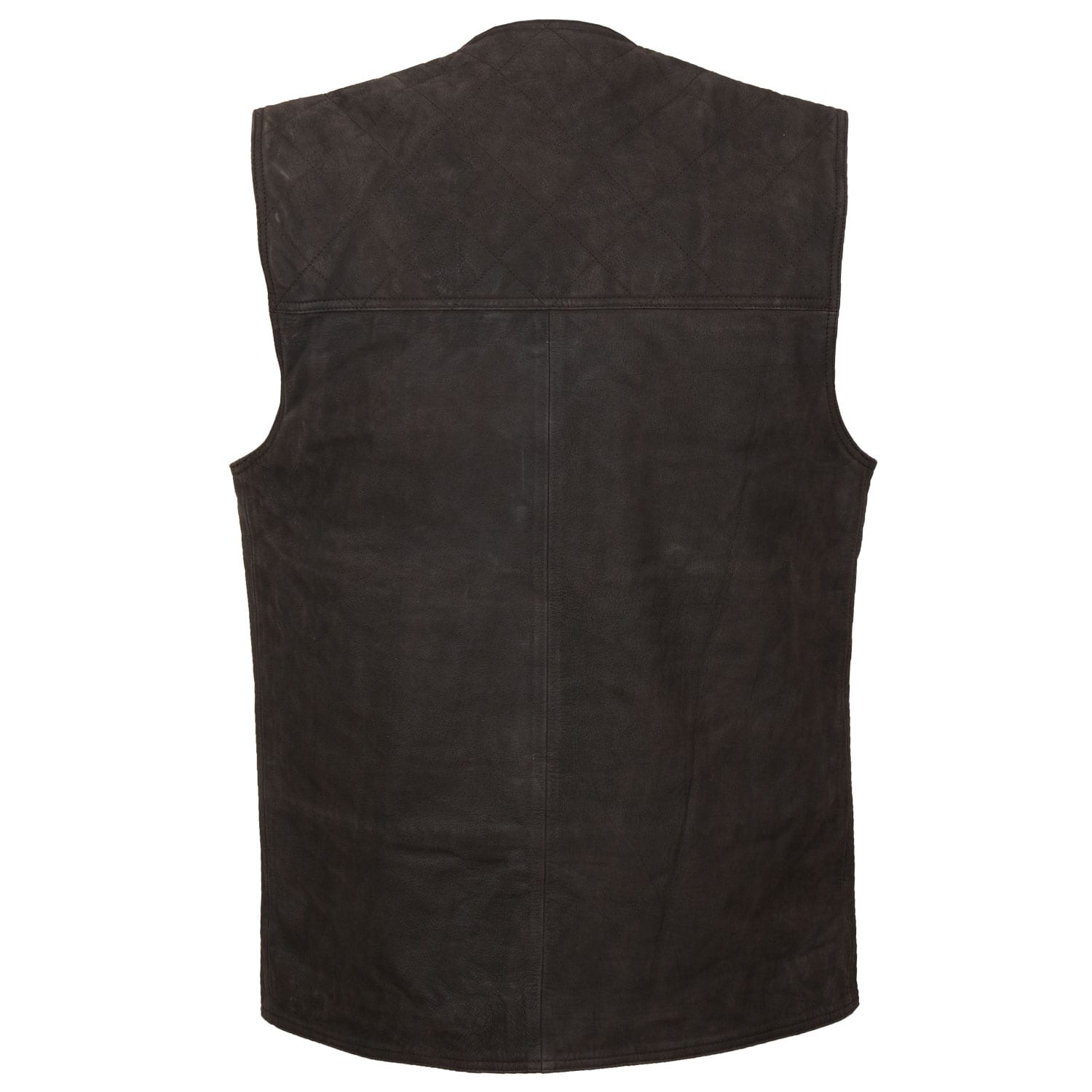 G010 Men's Brown Leather Gilet / Shooting Vest Hidepark Leather