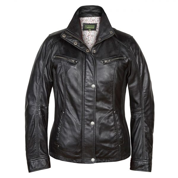 Ladies-Leather-Jacket-Black-Kelly Ladies-Leather-Jacket-Black-Kelly