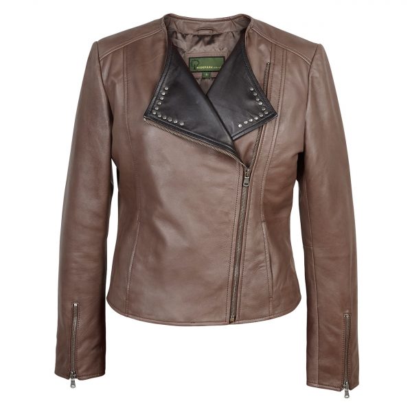 Ladies-biker-style-leather-jacket-mink-Sue Ladies-biker-style-leather-jacket-mink-Sue