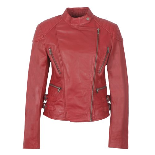 Black Leather Biker Jacket Girl Images