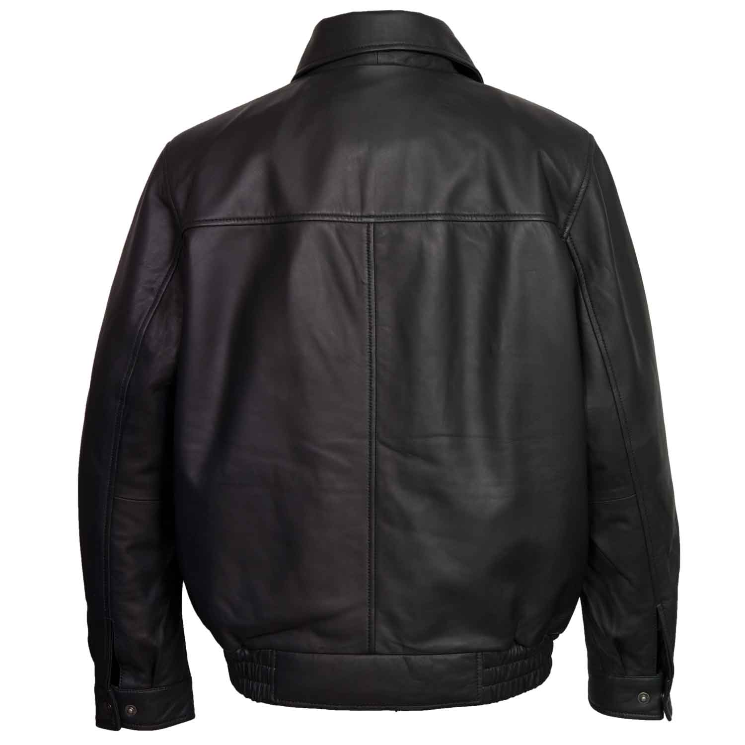blouson leather jacket