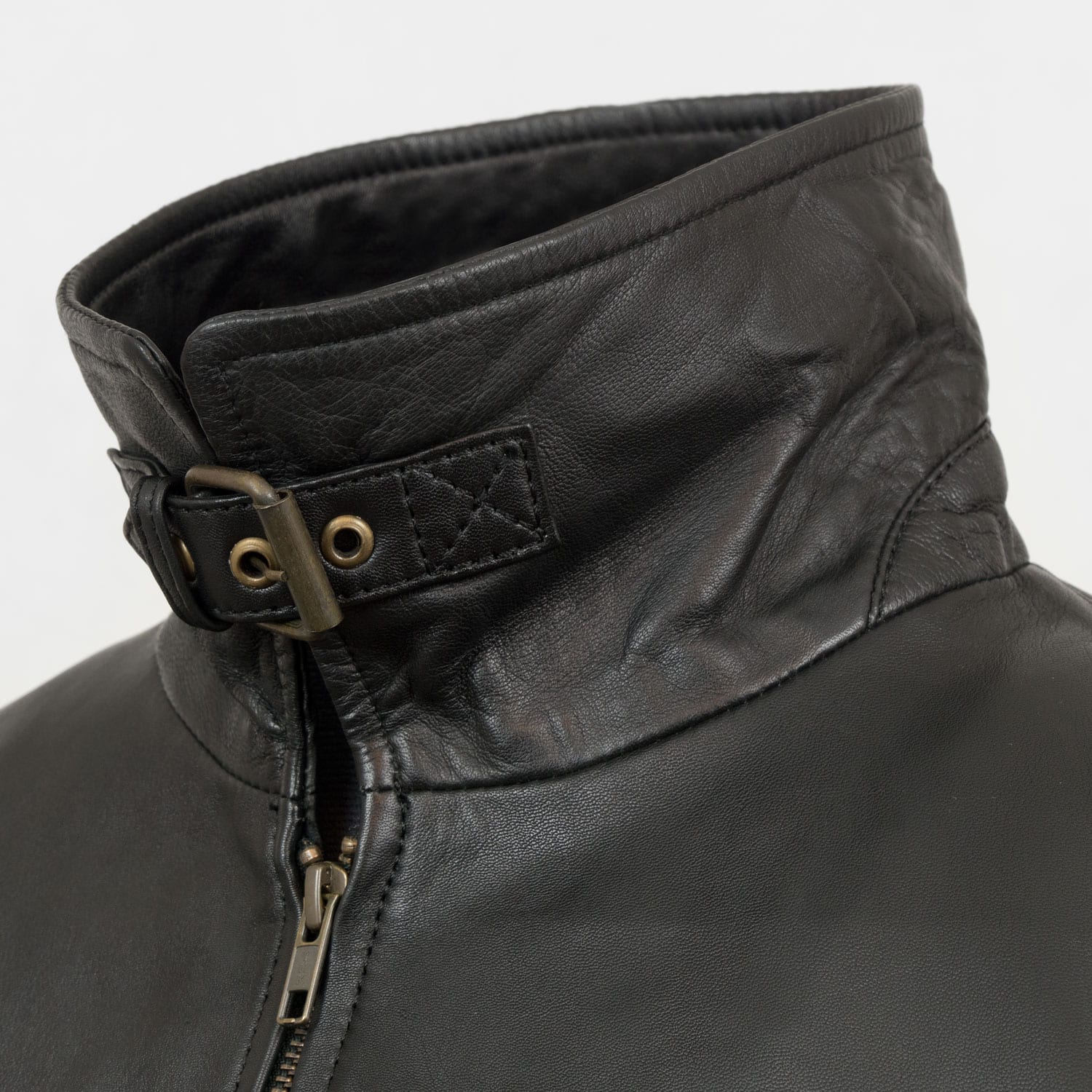 george leather coat