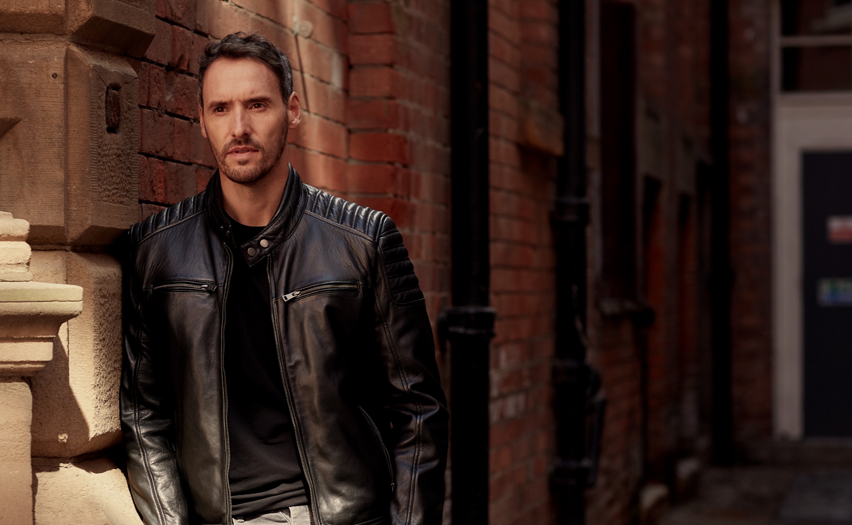 Men's Black Leather Jacket